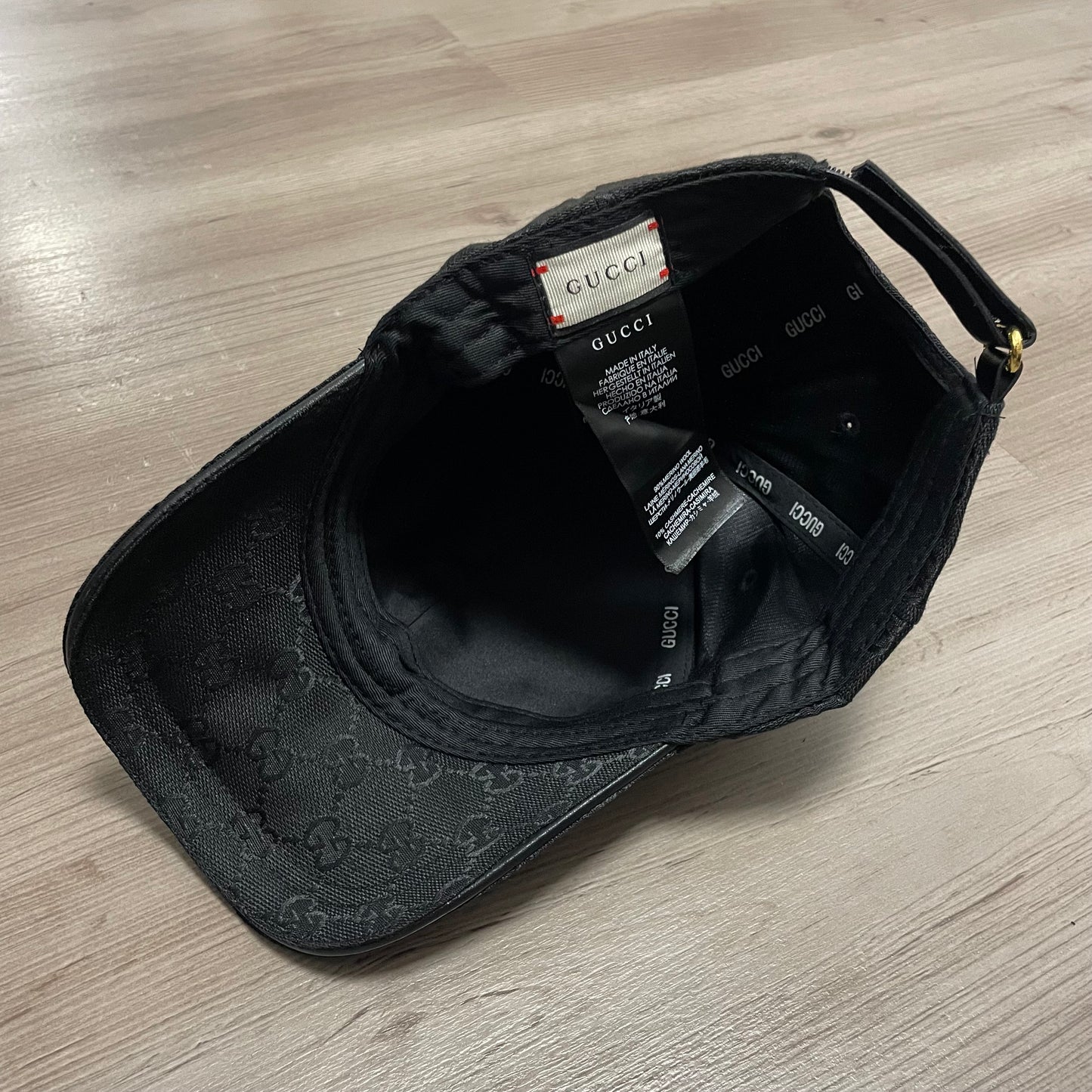 GORRA GUCC BLACK