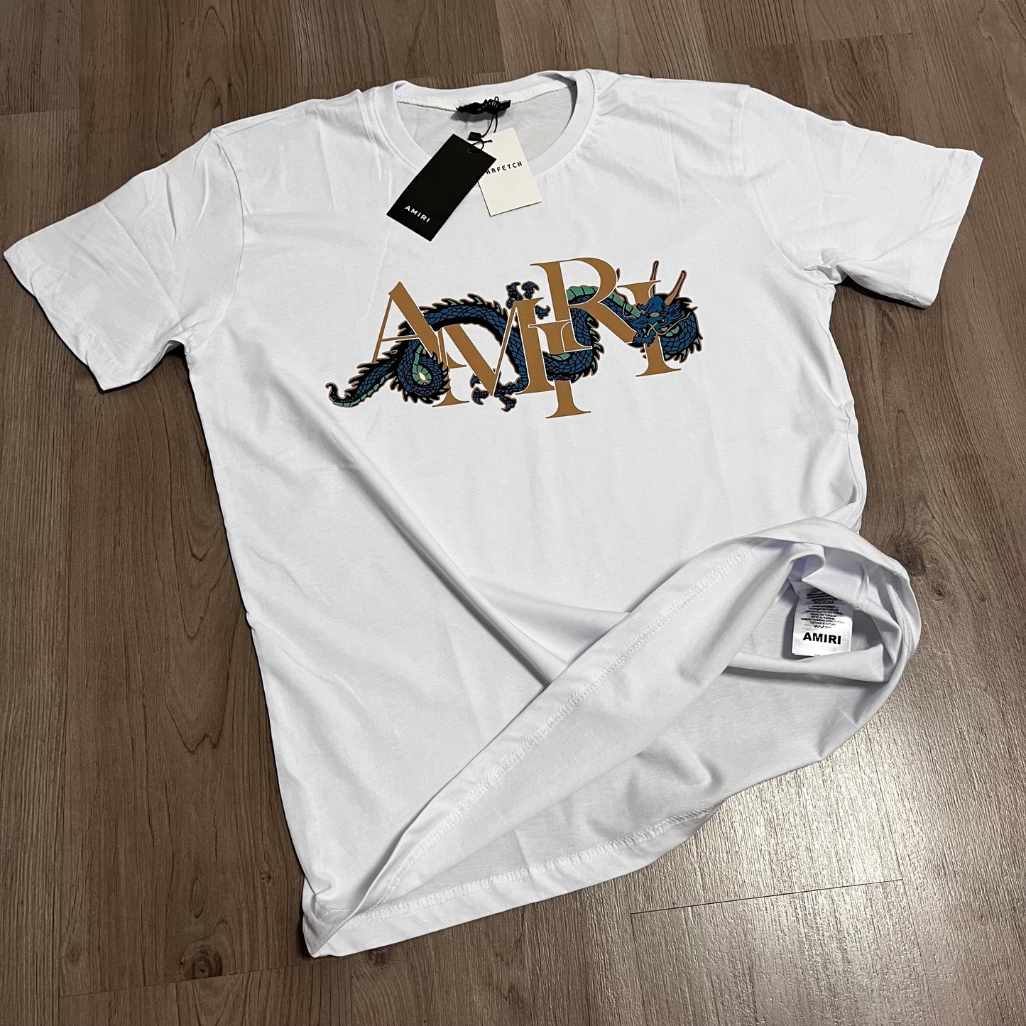 Camiseta WHITE AMIRI DRAGÓN 🐉
