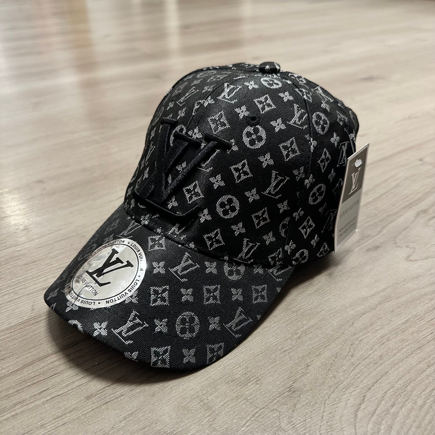GORRA LV NEGRO/NEGRO