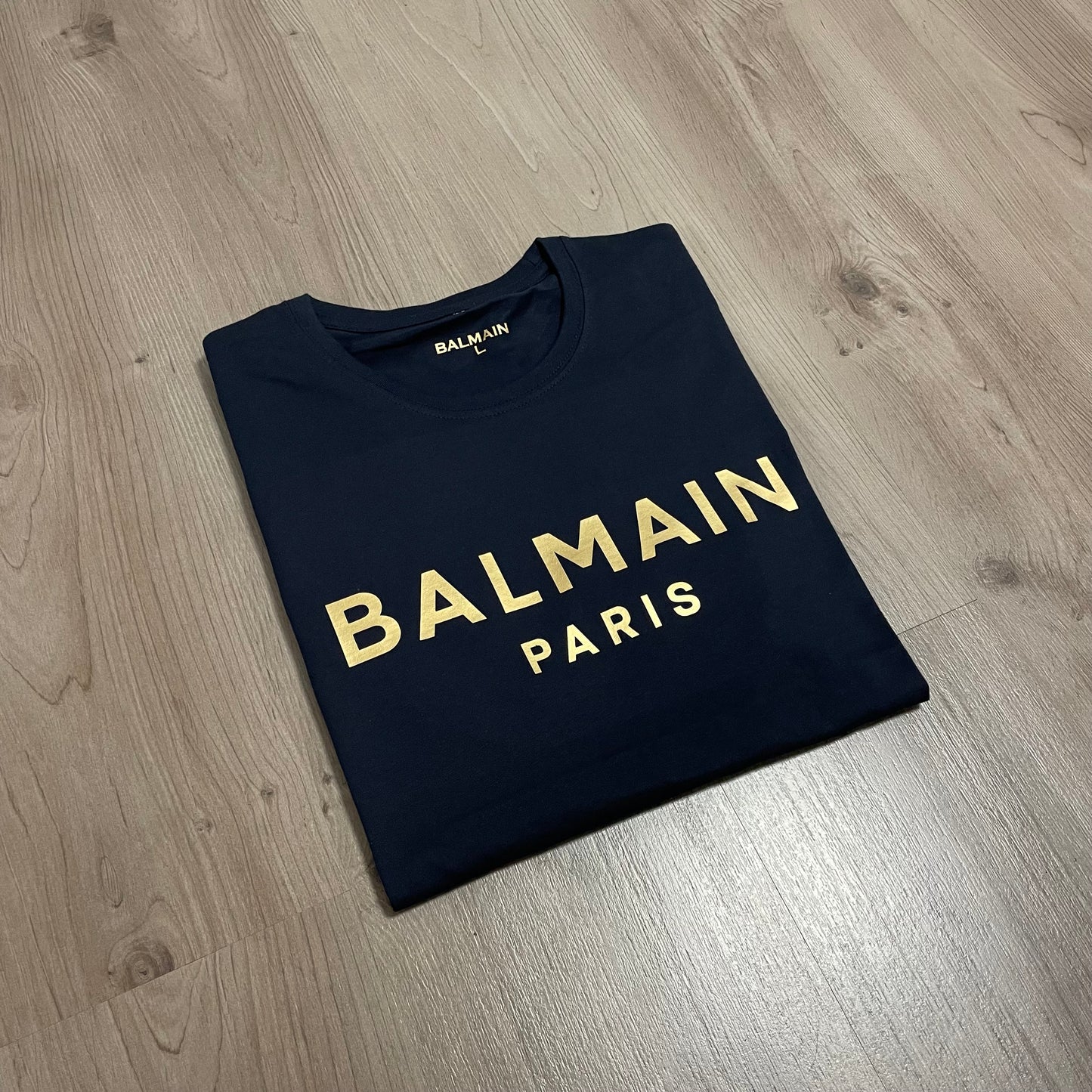 Camiseta BALMAIN PARIS GOLD