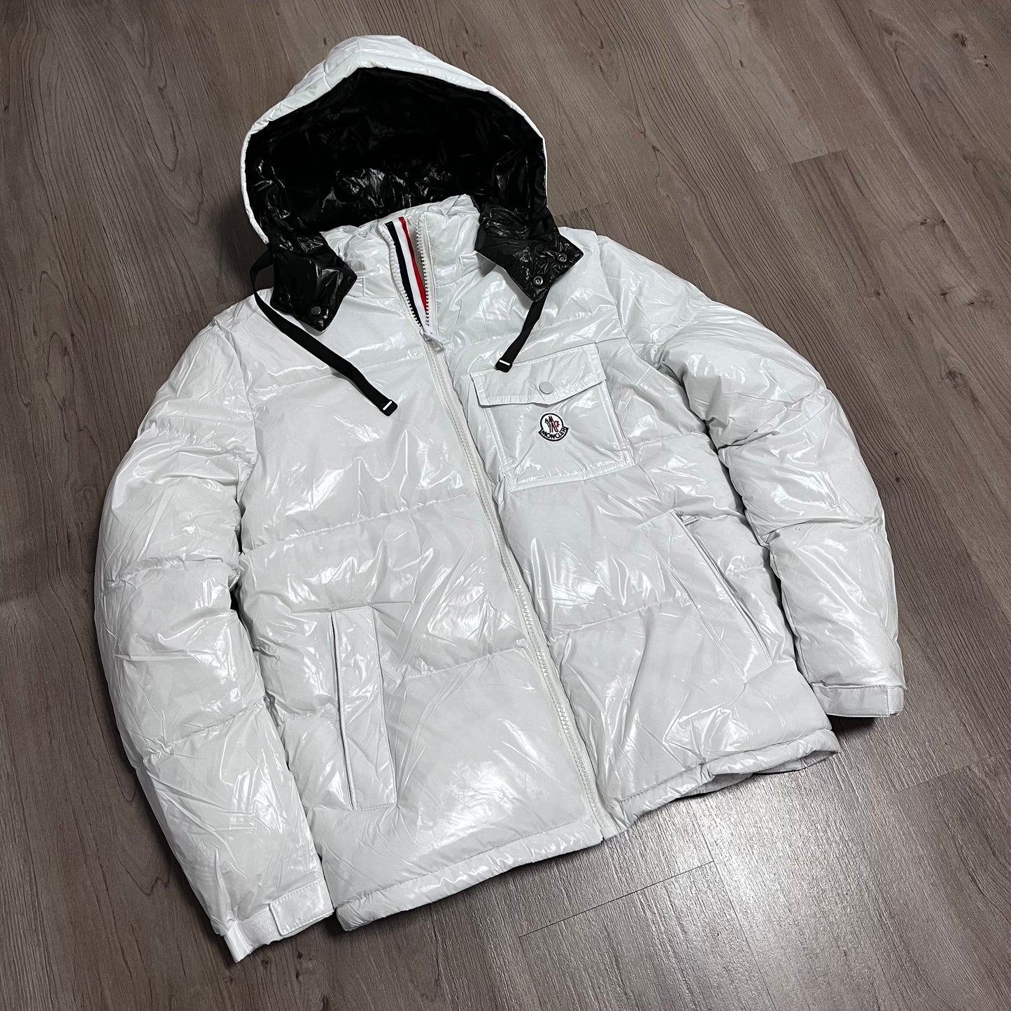 CHAQUETÓN ACOLCHADO MONCLER WHITE
