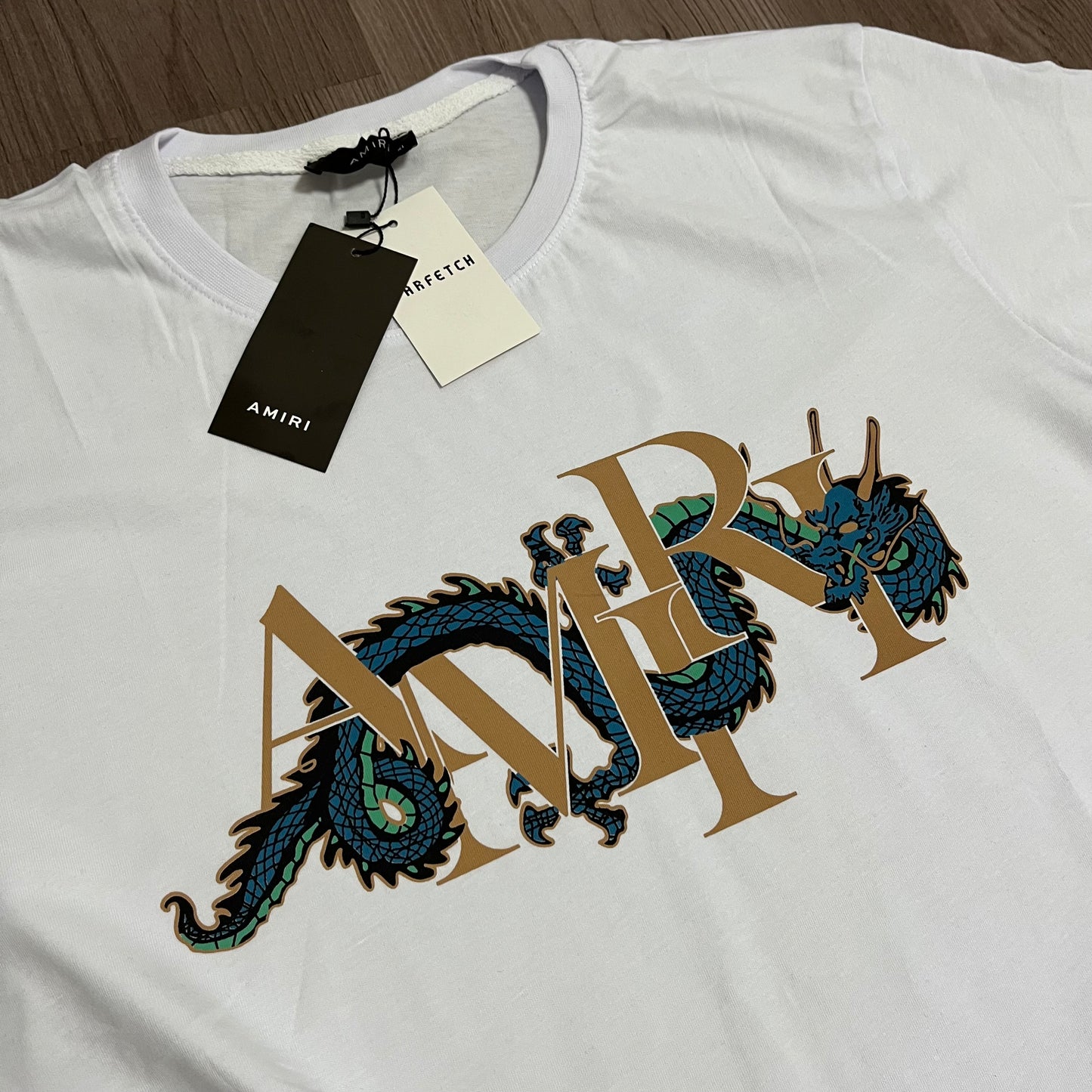 Camiseta WHITE AMIRI DRAGÓN 🐉