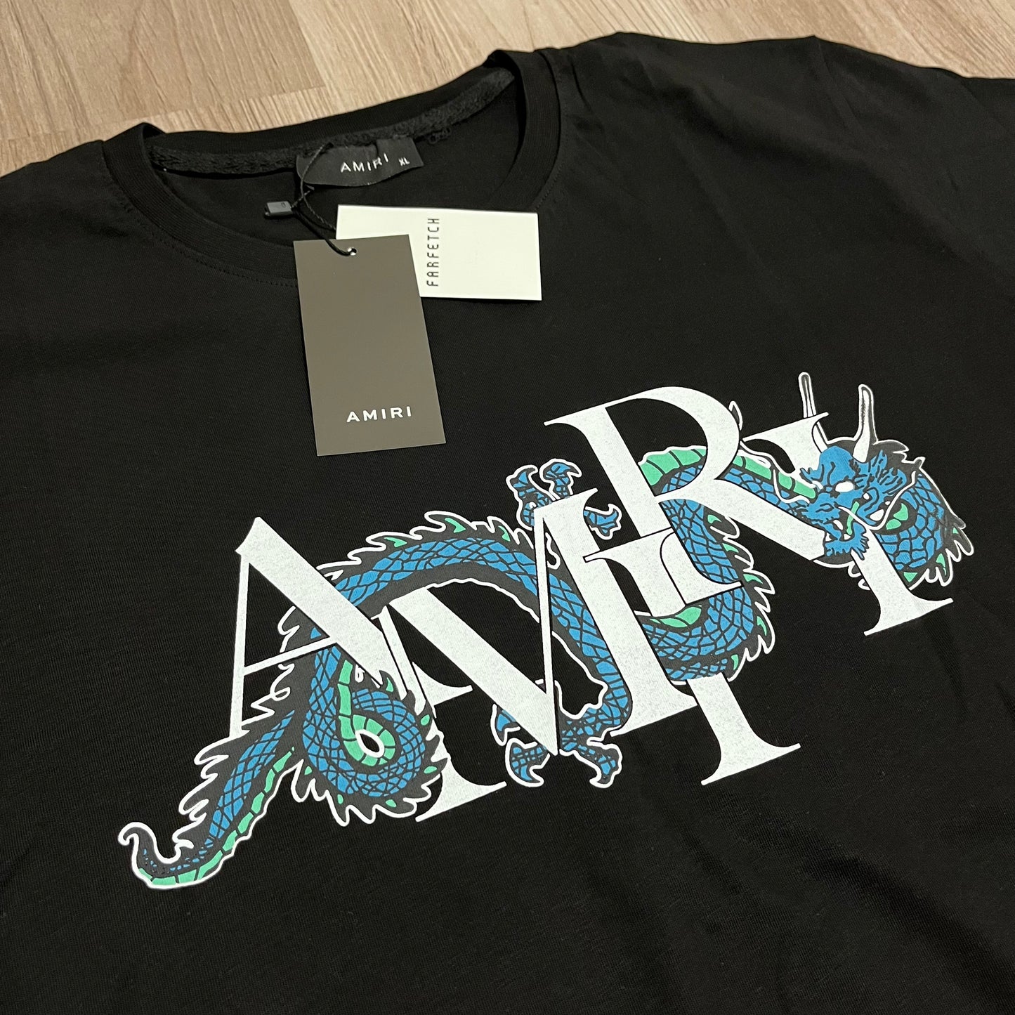 Camiseta BLACK AMIRI DRAGÓN 🐉