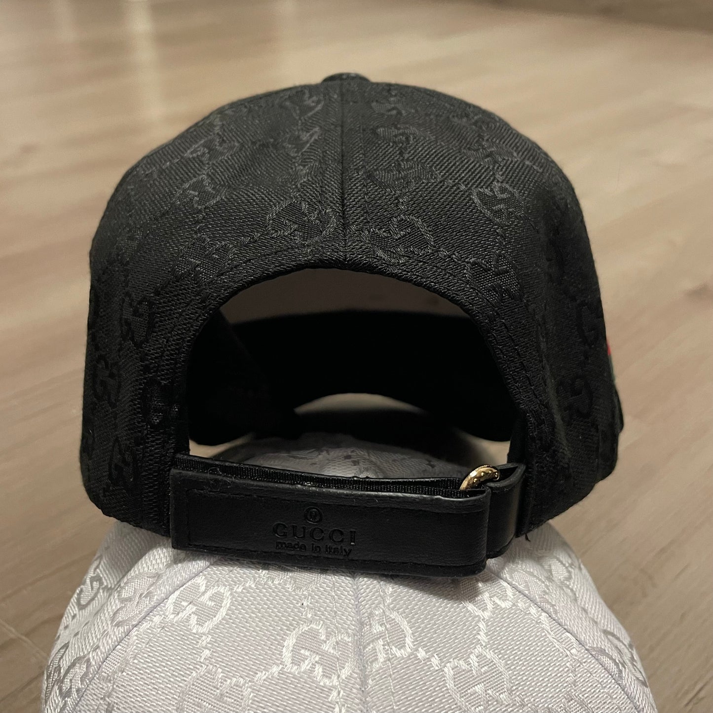 GORRA BLACK GUCC LATERAL