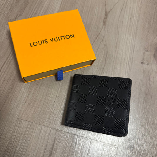 BILLETERA  LV CUADROS RELIEVE