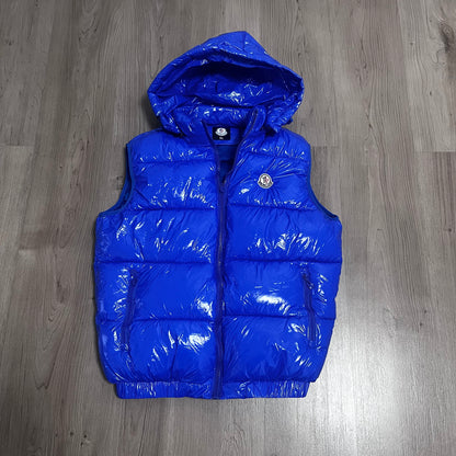 CHALECO ACOLCHADO MONCLER AZUL