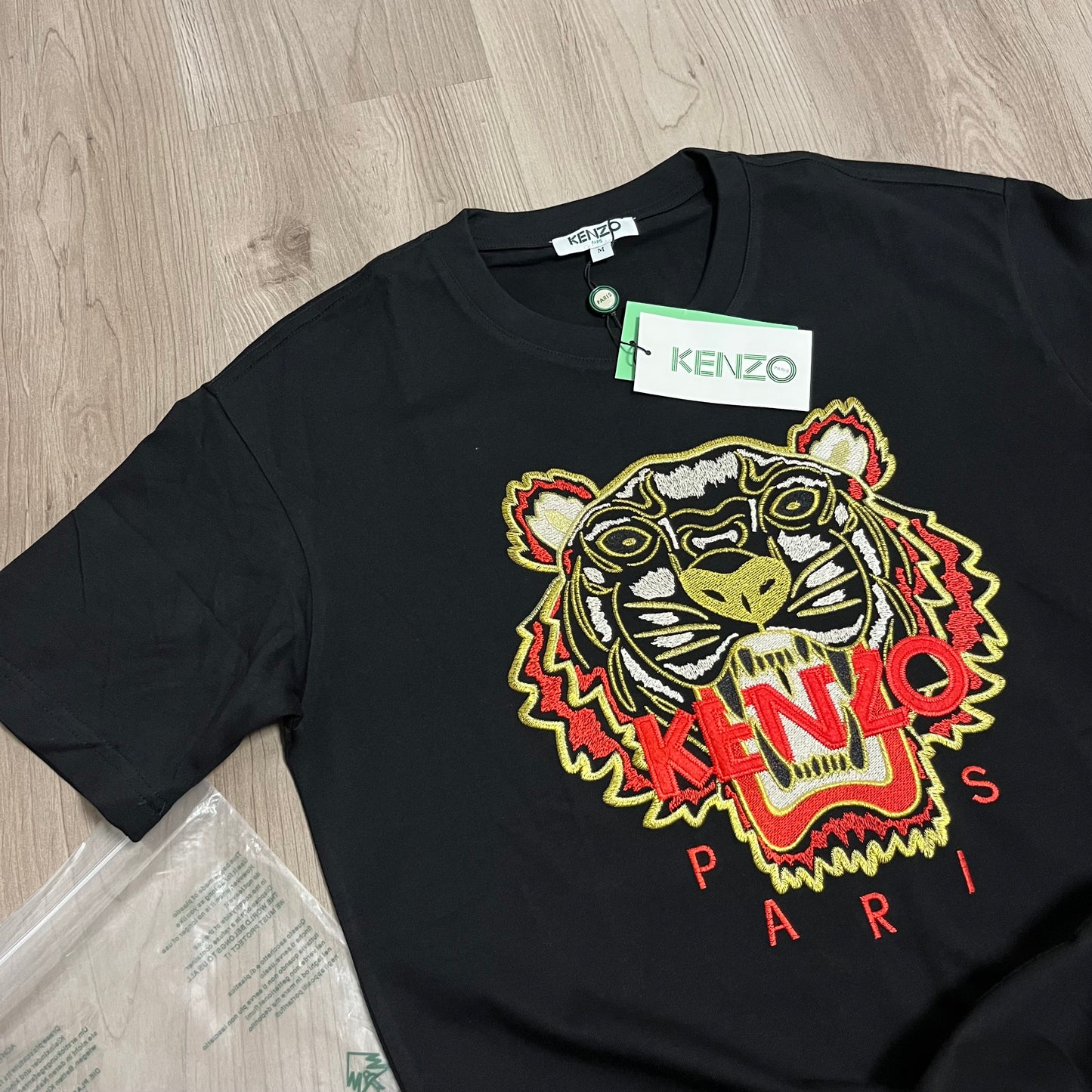 Camiseta KENZO BLACK RED TALLAJE DE MUJER