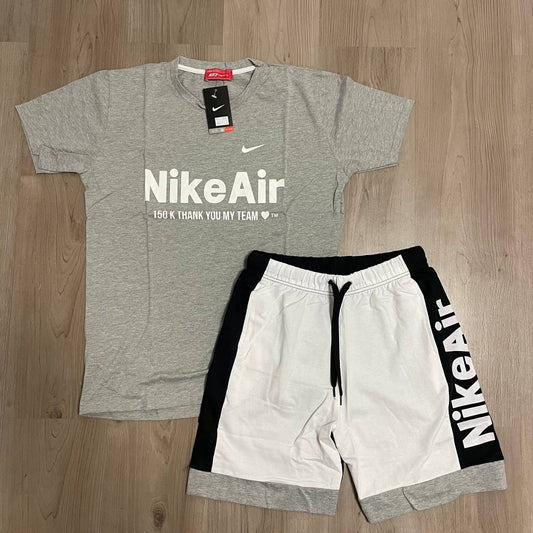 Conjunto corto NIKE GREY