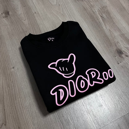 SUDADERA DIOR logo pink