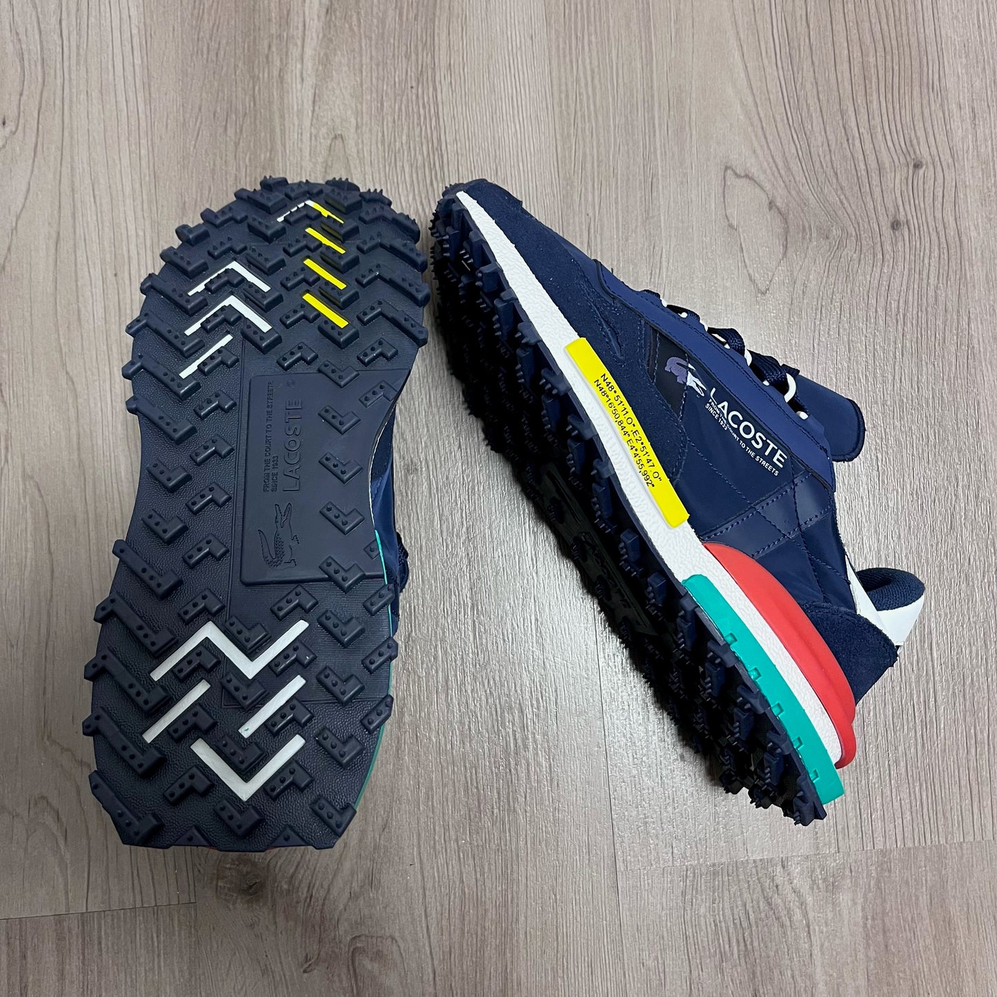 ZAPATILLAS LACOSTE AZUL MARINO♥️💛💚