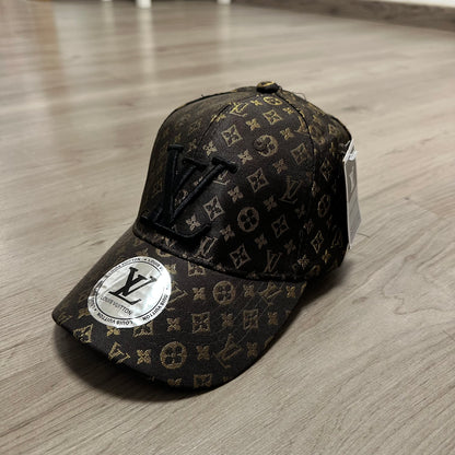 GORRA LV MARRÓN/NEGRO