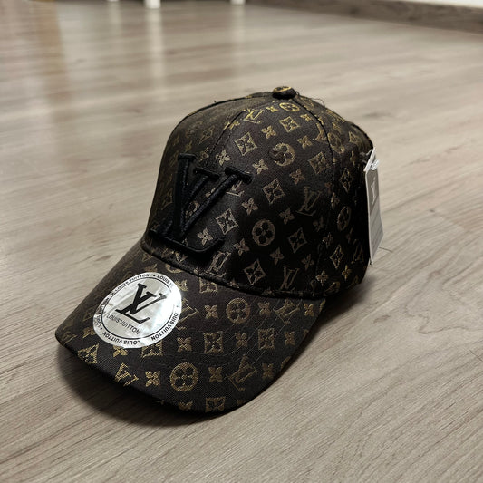 GORRA LV MARRÓN/NEGRO