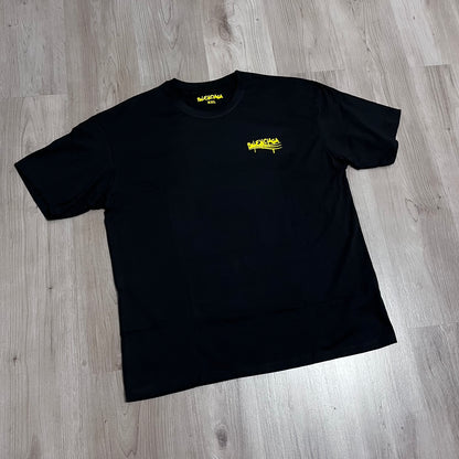 Camiseta OVERSIZE BALENCIAGA BB AMARILLO