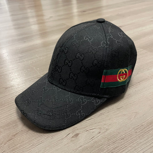 GORRA BLACK GUCC LATERAL