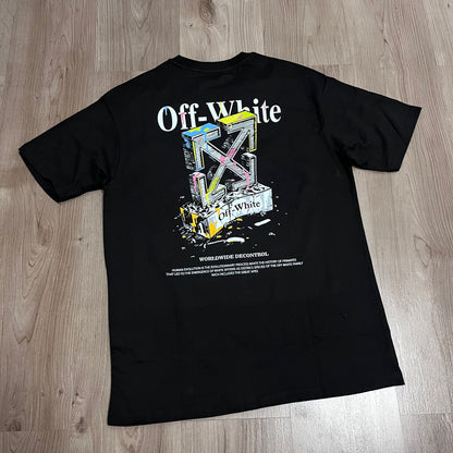 Camiseta OVERSIZE OF WHITE 3D 🍭