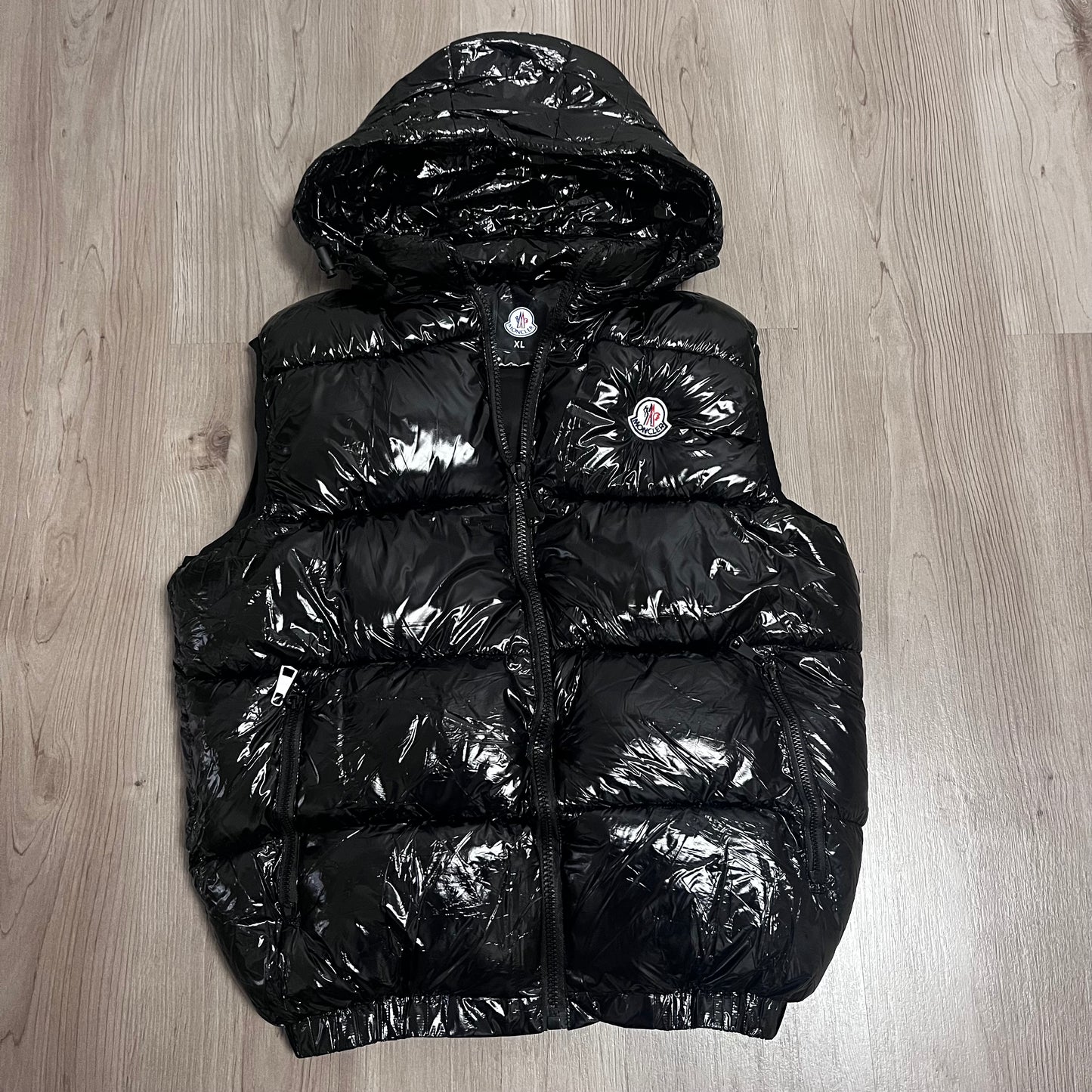 CHALECO ACOLCHADO MONCLER NEGRO