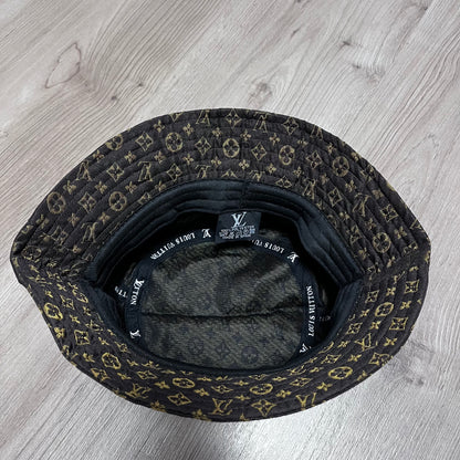 GORRO  LV MARRÓN/MARRON/DORADO
