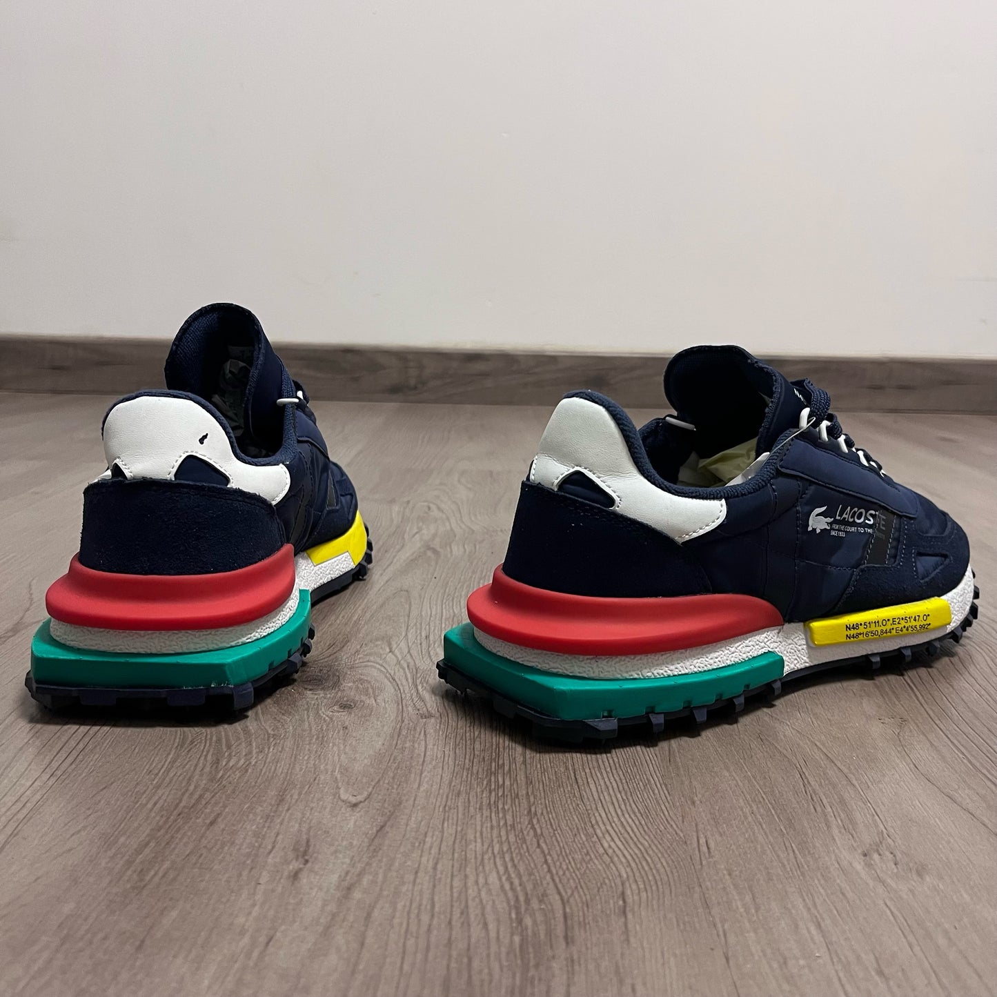 ZAPATILLAS LACOSTE AZUL MARINO♥️💛💚
