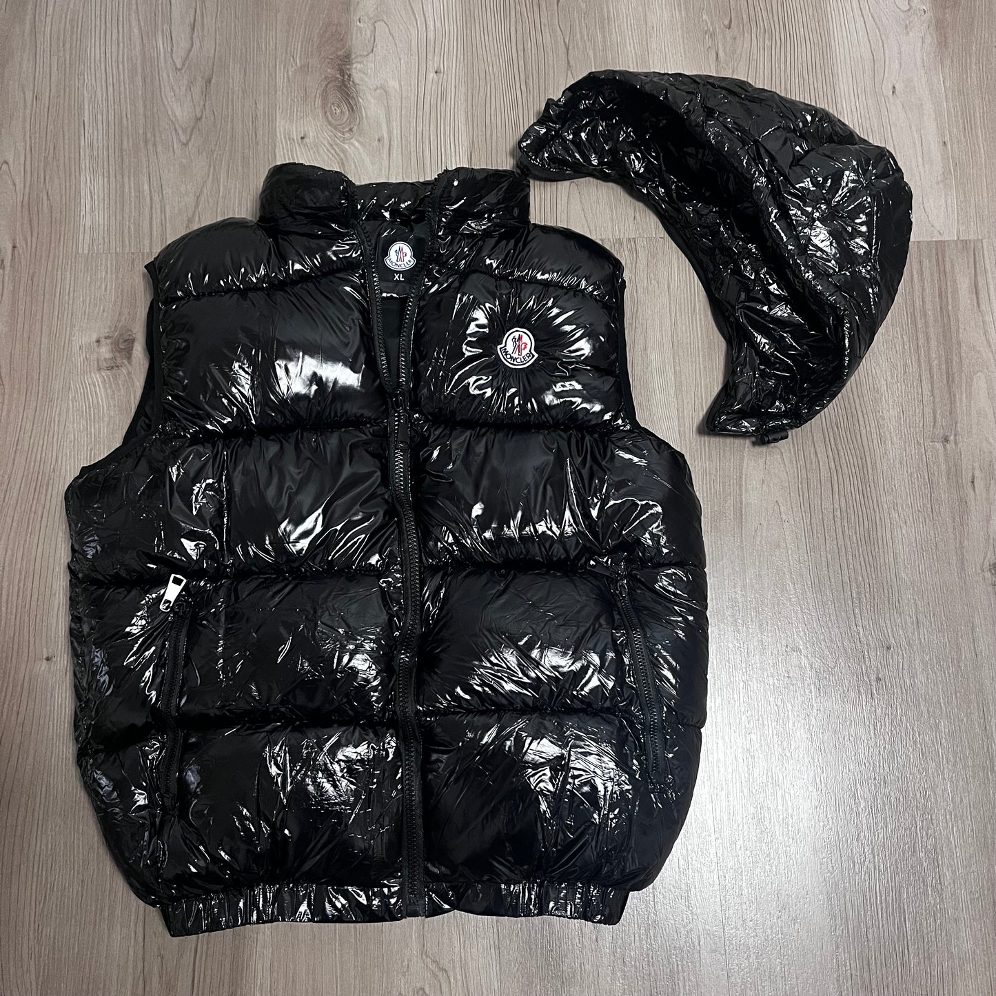 CHALECO ACOLCHADO MONCLER NEGRO