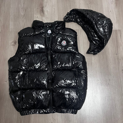 CHALECO ACOLCHADO MONCLER NEGRO