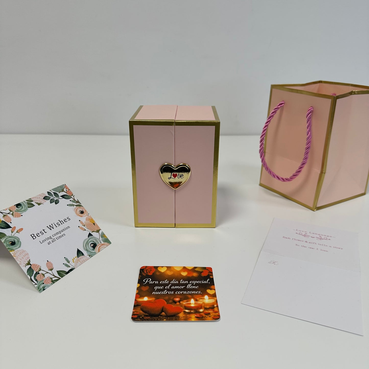 COFRE OSITO+ROSA ETERNAS+PULSERITA