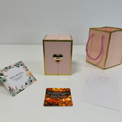 COFRE OSITO+ROSA ETERNAS+PULSERITA