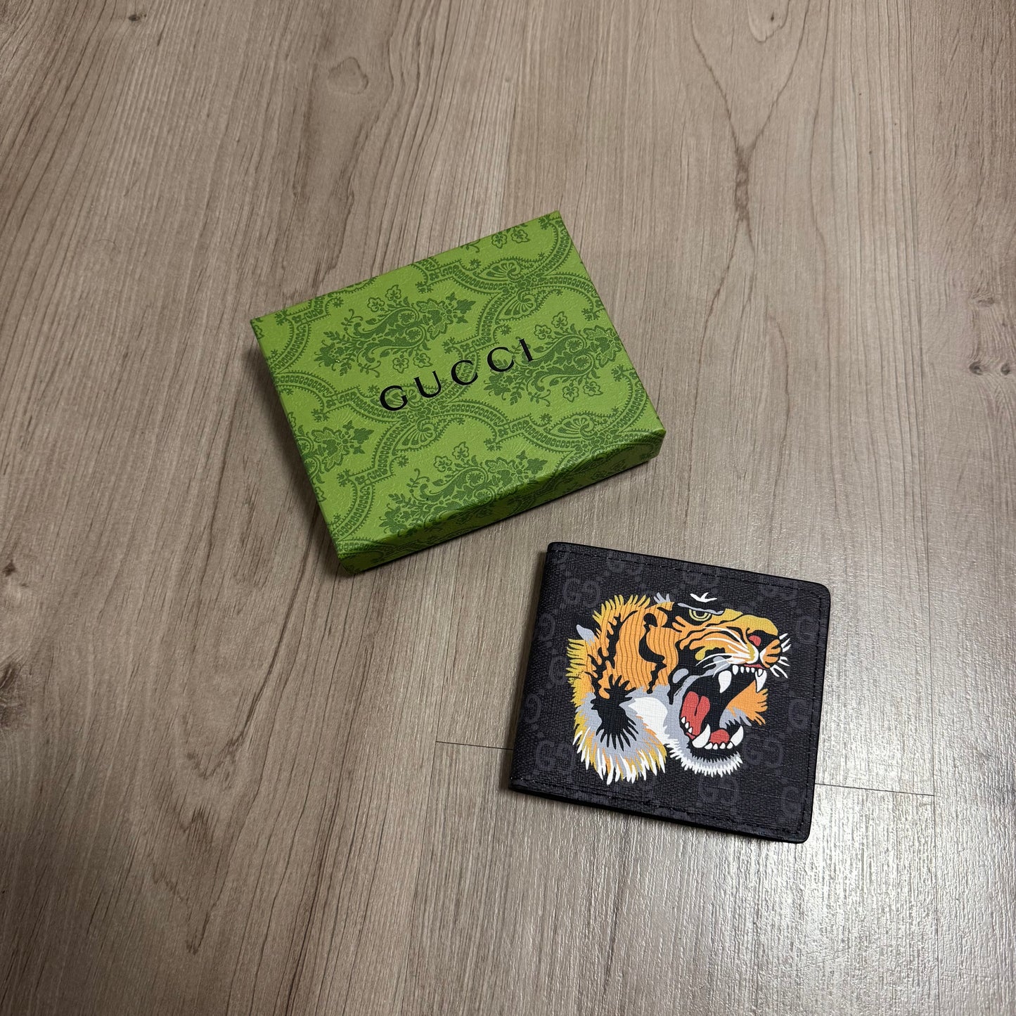 BILLETERA  BLACK GUCC TIGER