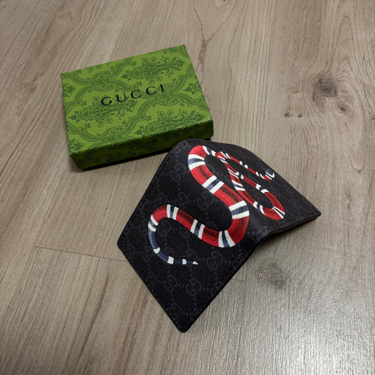 BILLETERA  BLACK GUCC SNAKE