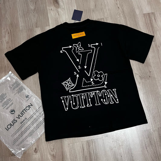 Camiseta OVERSIZE LV BLACK