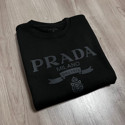 SUDADERA PRADA ALL BLACK