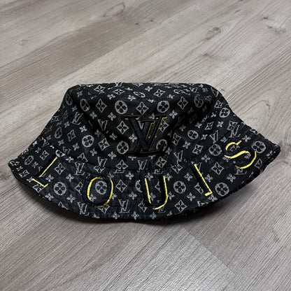GORRO  LV NEGRO/NEGRO/DORADO
