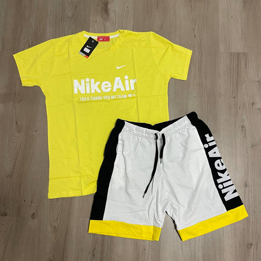 Conjunto corto NIKE YELLOW